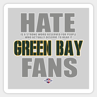 Hate Packer Fans Sticker